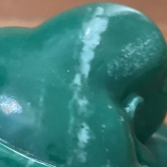 Green Laughing Buddha Figurine Resin Prosperity Statue Good Luck Decor - Picture 16 of 16